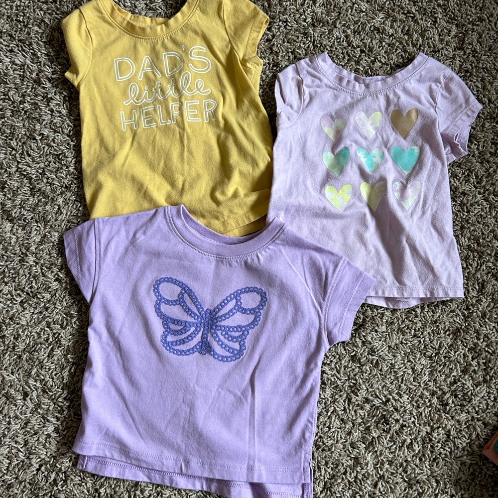 Cat & Jack Girls Tee Shirts